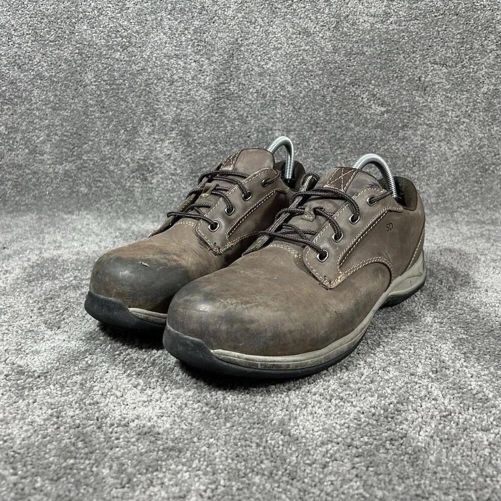Red Wing ComfortPro 2309 Women’s Sz 10 D Brown Leather Oxford ST Work Shoes Used